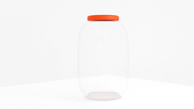 Glass Jar 3D 3D model