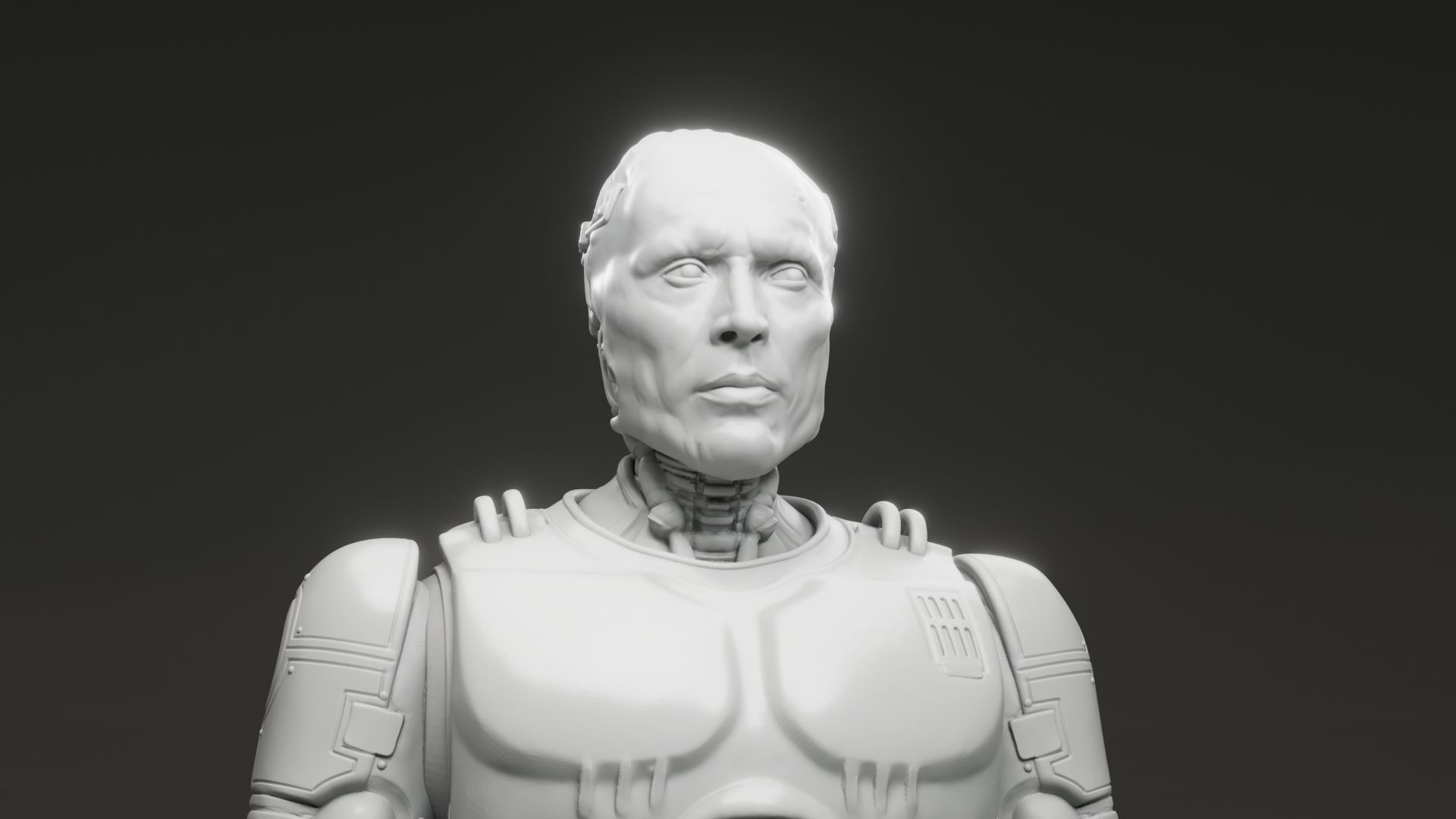 Peter Weller - Alex Murphy - Robocop 3D print model_6