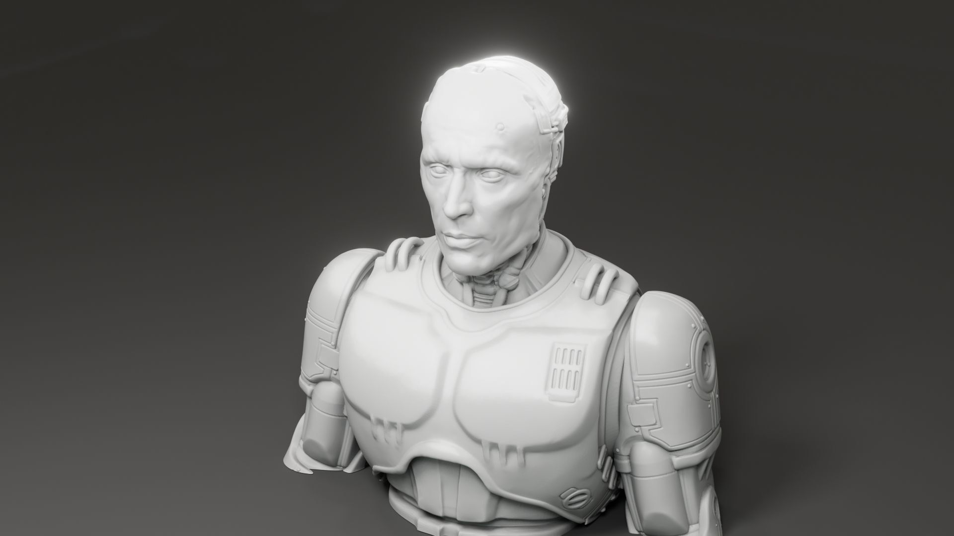 Peter Weller - Alex Murphy - Robocop 3D print model_4