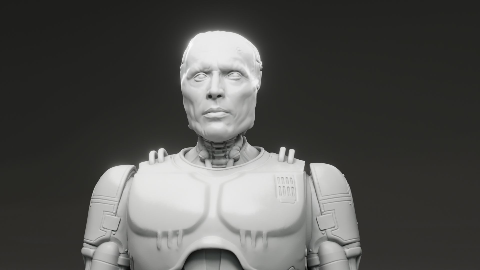Peter Weller - Alex Murphy - Robocop 3D print model_1