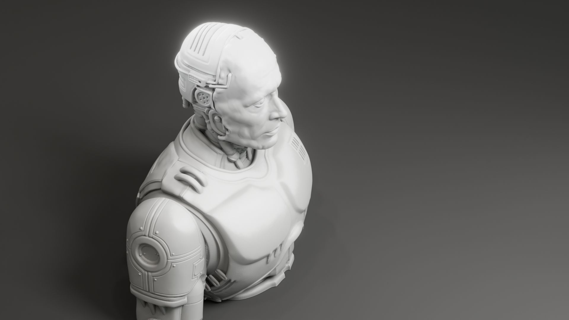 Peter Weller - Alex Murphy - Robocop 3D print model_20