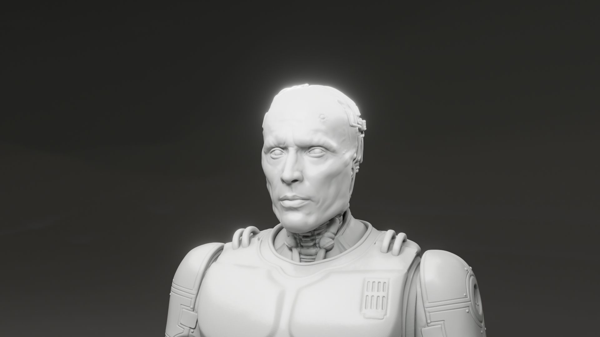 Peter Weller - Alex Murphy - Robocop 3D print model_9