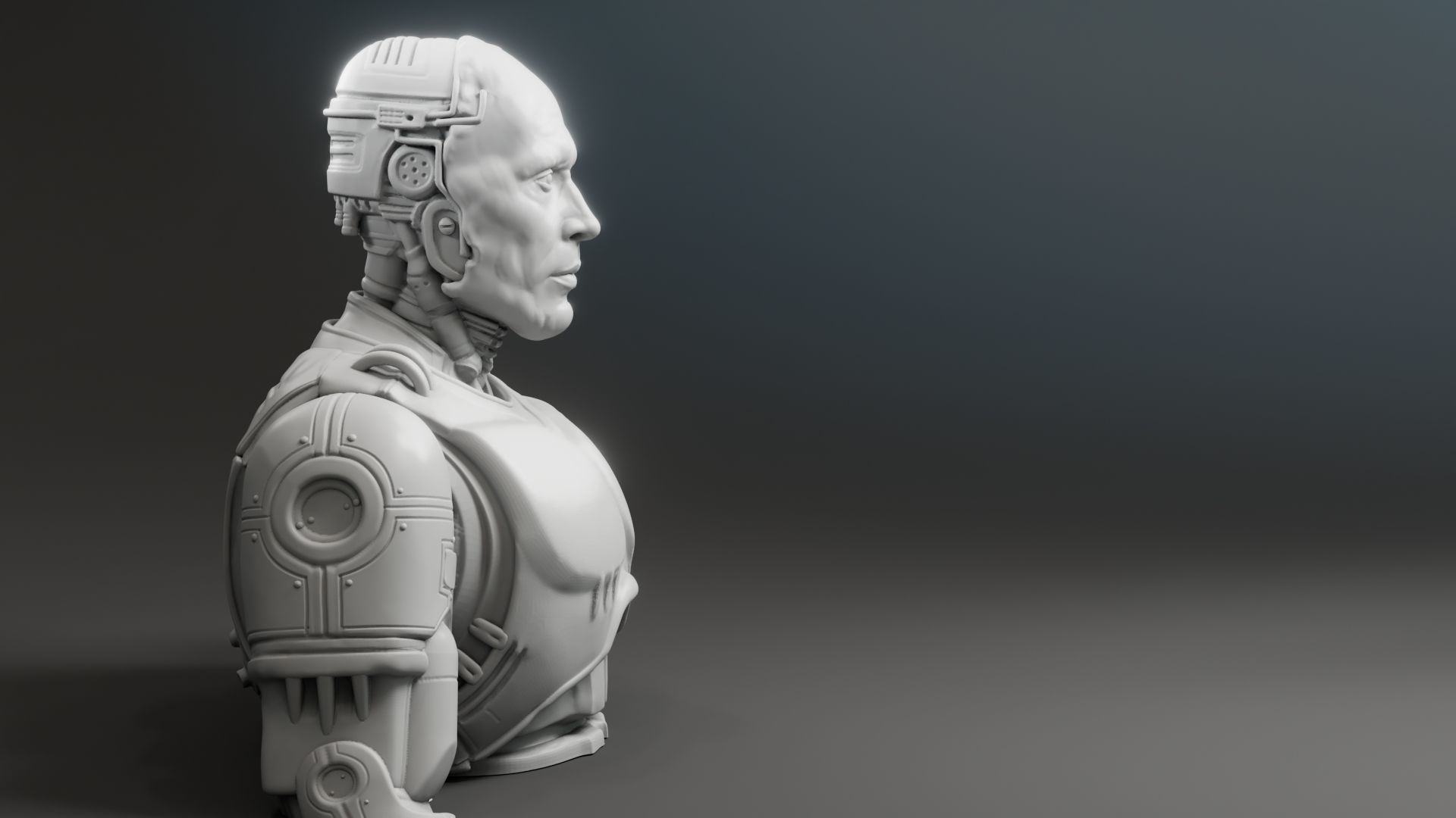 Peter Weller - Alex Murphy - Robocop 3D print model_16