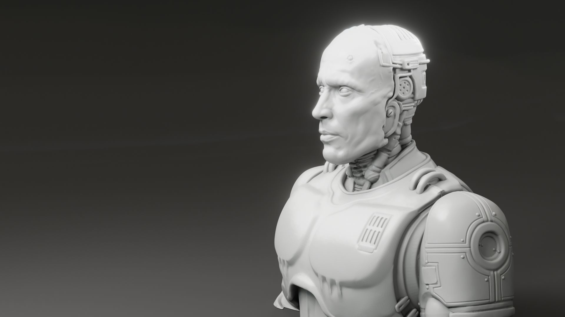 Peter Weller - Alex Murphy - Robocop 3D print model_15