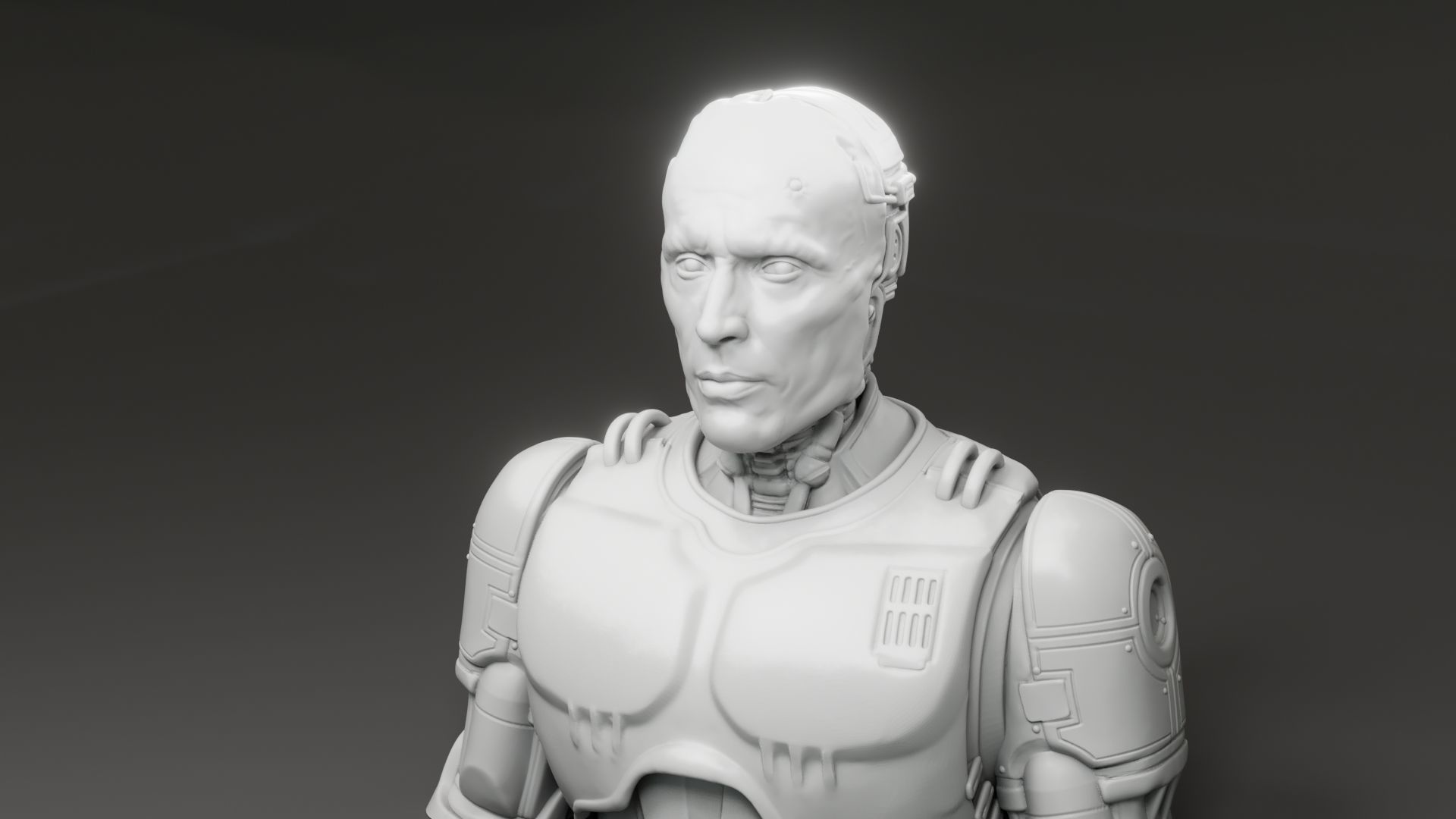 Peter Weller - Alex Murphy - Robocop 3D print model_18