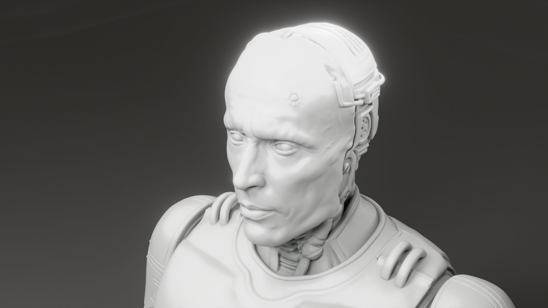 Peter Weller - Alex Murphy - Robocop 3D print model_8