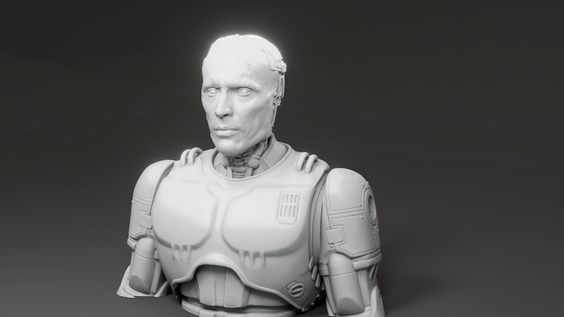 Peter Weller - Alex Murphy - Robocop 3D print model_2