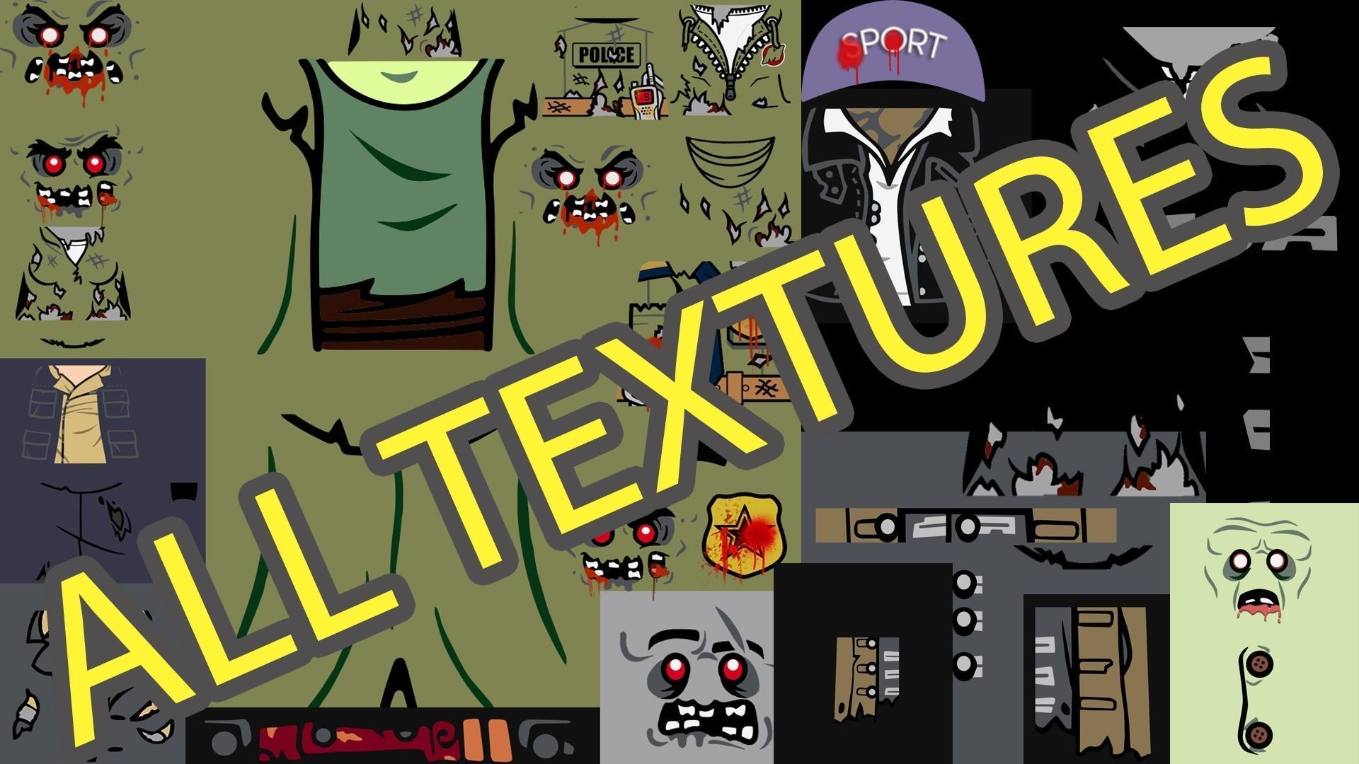 Lego Zombie pack 3D model_19