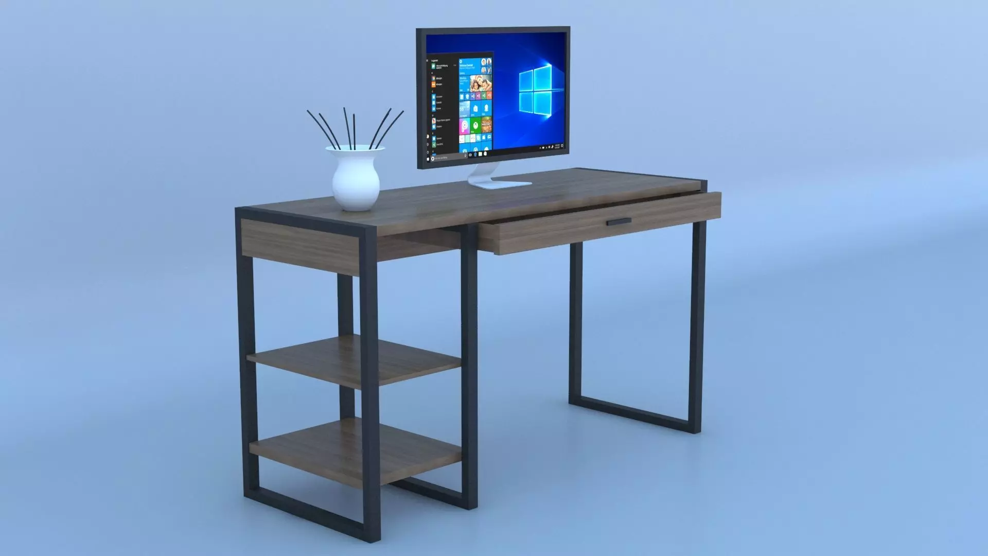Computer Table 3D model