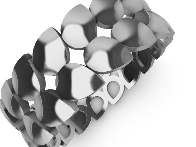 10 models designer rings stl verified 3D print model_54