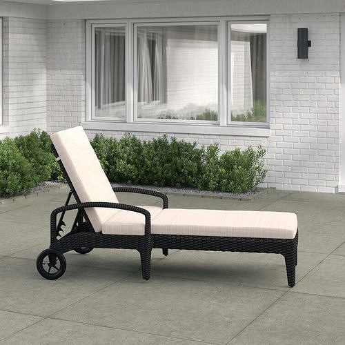 Chan Long Reclining Single Chaise  3D model 5
