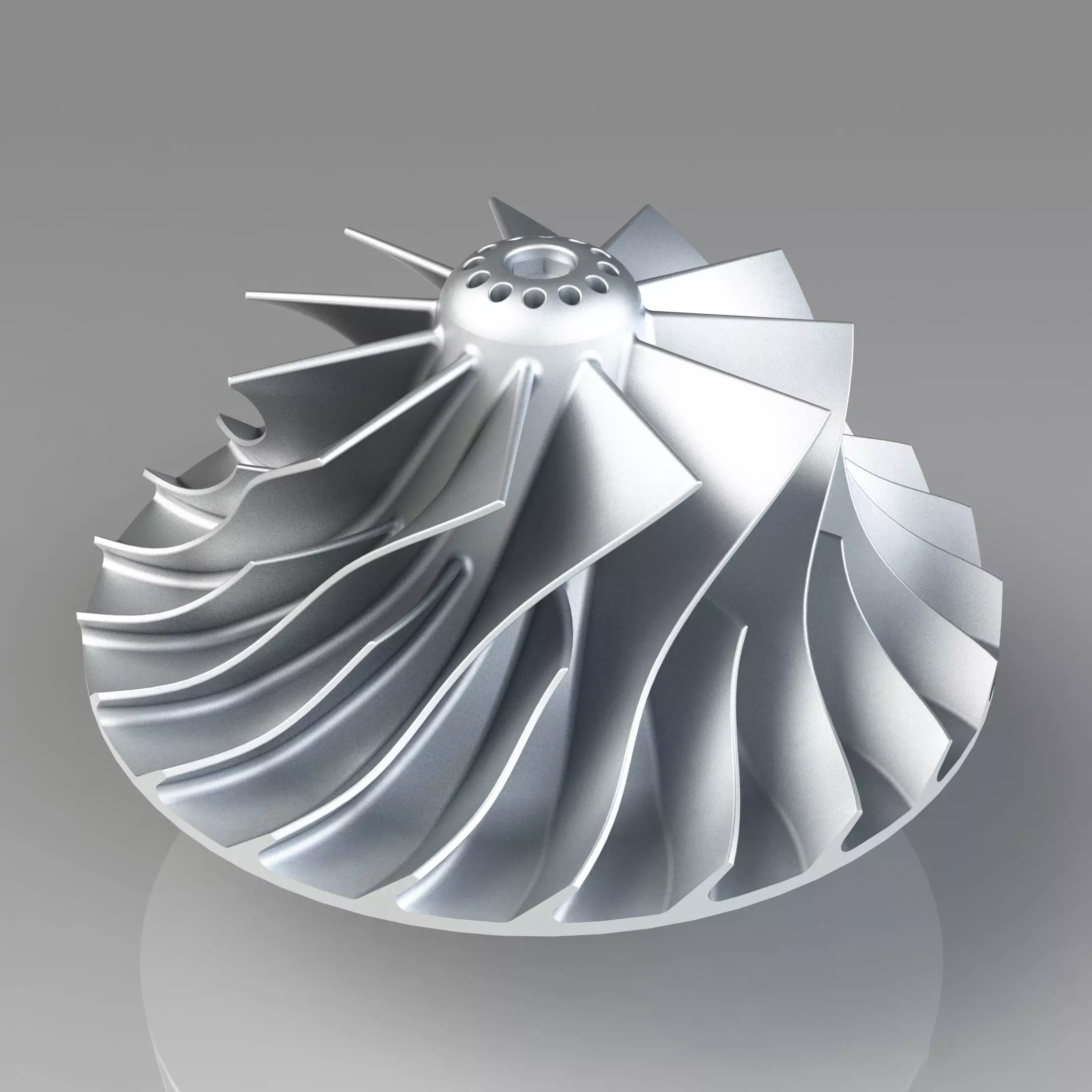 Turbine metal Free 3D model_0