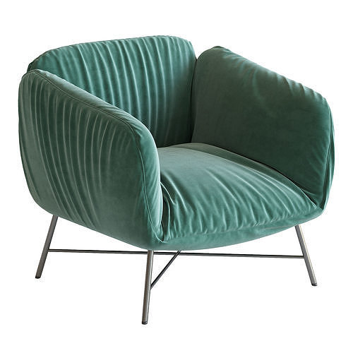 Jolie My Home Collection Armchair 3D model 4