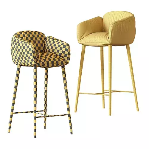 Jolie My Home Collection barstool 3D model 5