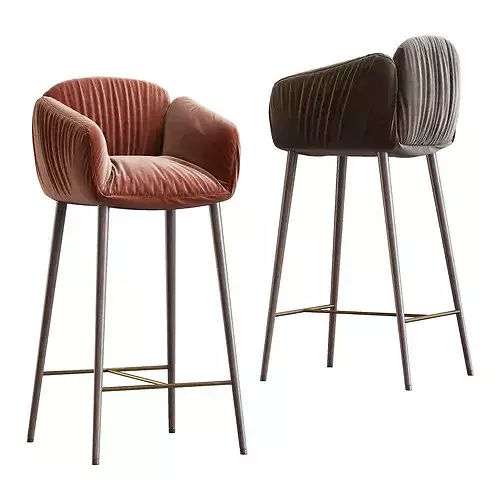 Jolie My Home Collection barstool 3D model 2