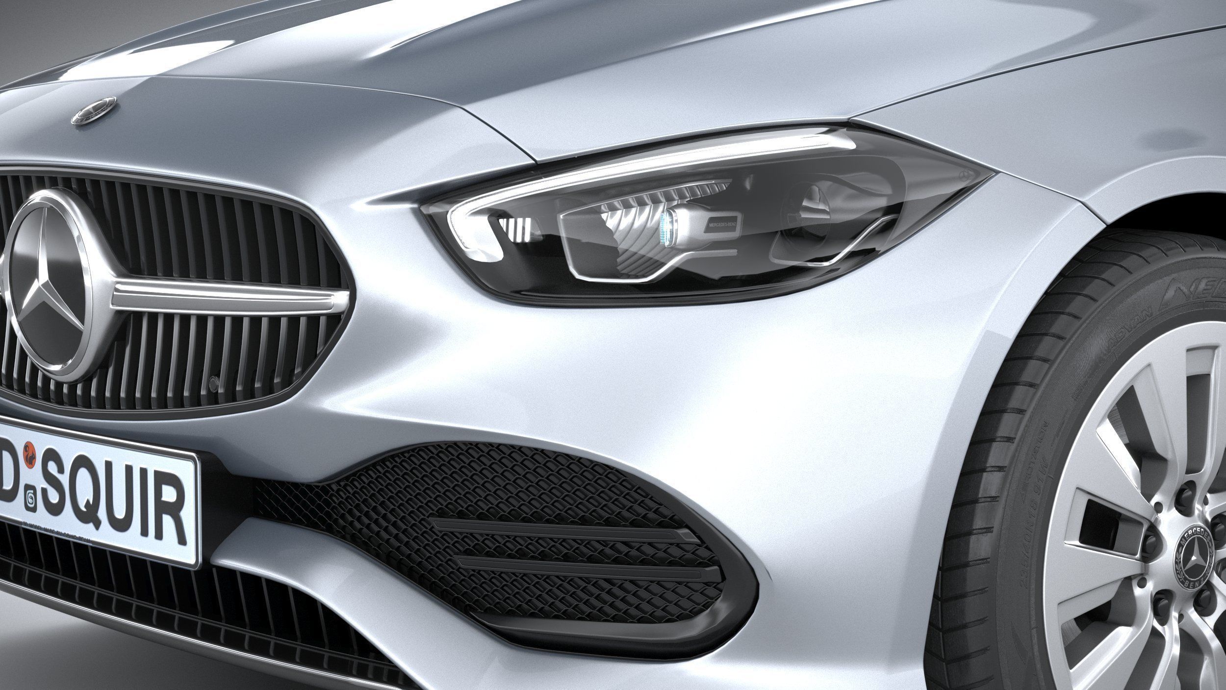 Mercedes-Benz C-Class Basic 2022 3D model_14