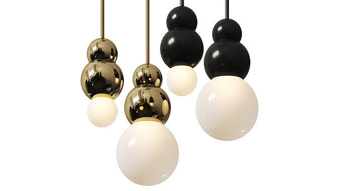 Michael Anastassiades Ball Light Pendant Lamps 3D model