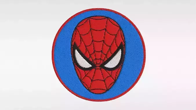 Embroidered Patch Spiderman