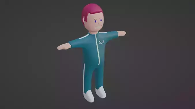 Squid Game Character - Number Four