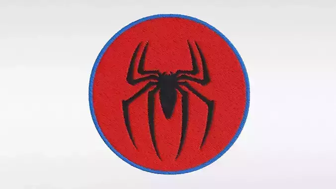 Embroidered Patch Logo Spiderman