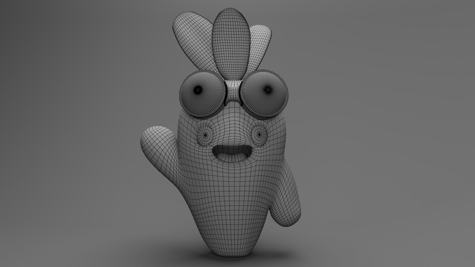 High Quality Cute Vegetable Character 3D model_2