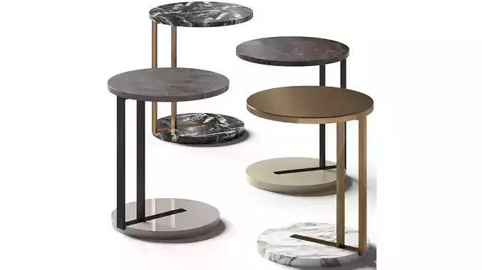 Meridiani Ralf Coffee and Side Table Comp 3