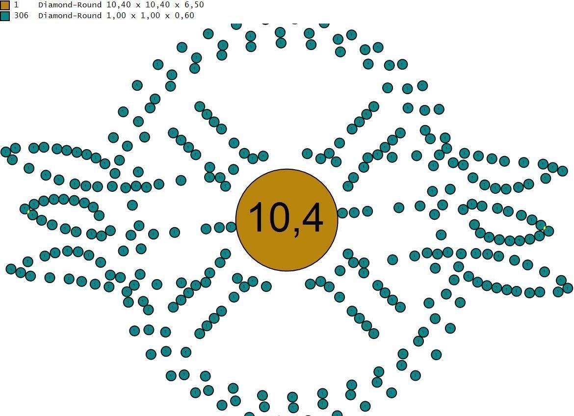 rings sapphire and diamond engagement ring 3D print model_2