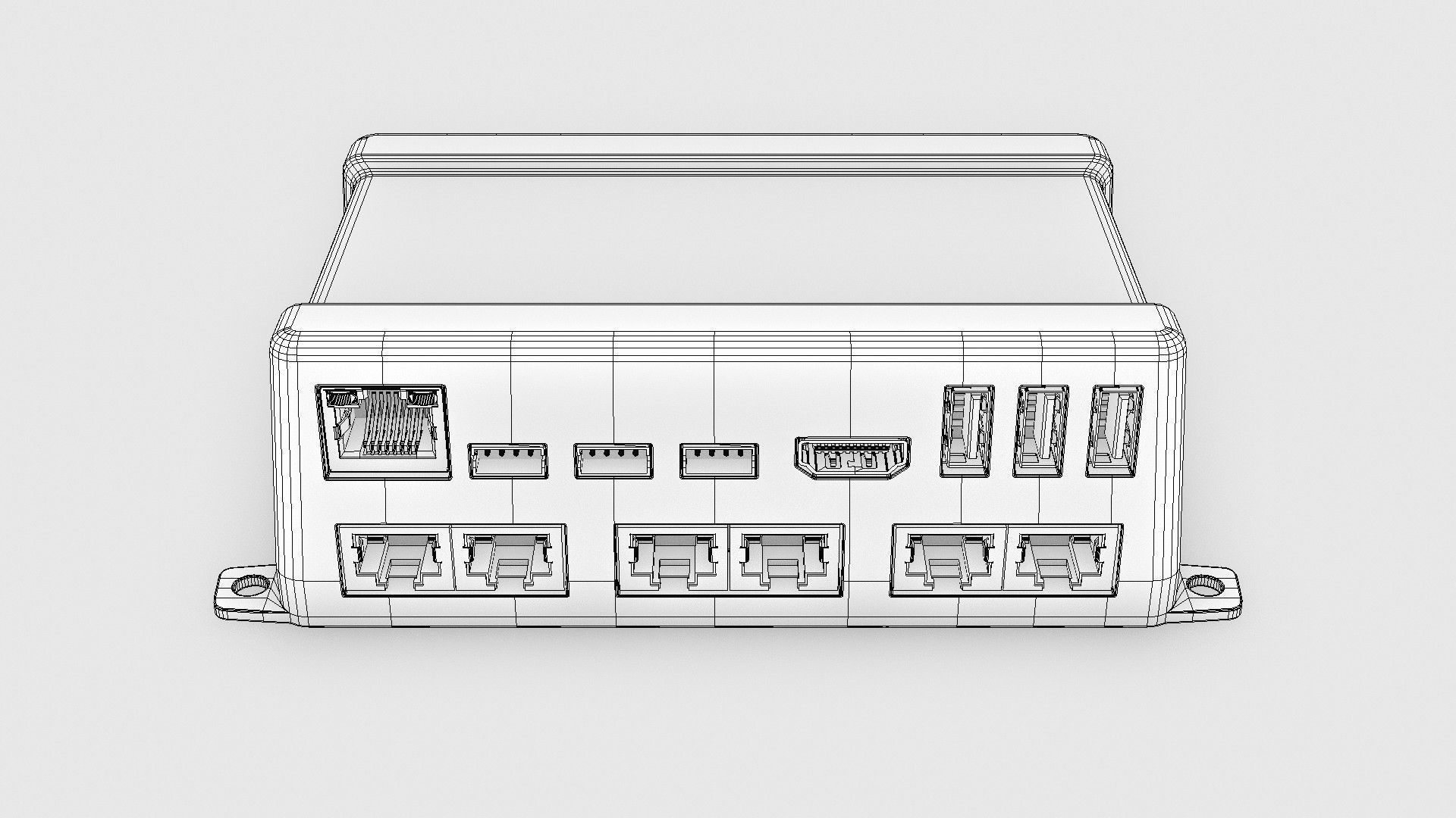 Victron Energy Cerbo GX 3D model_15