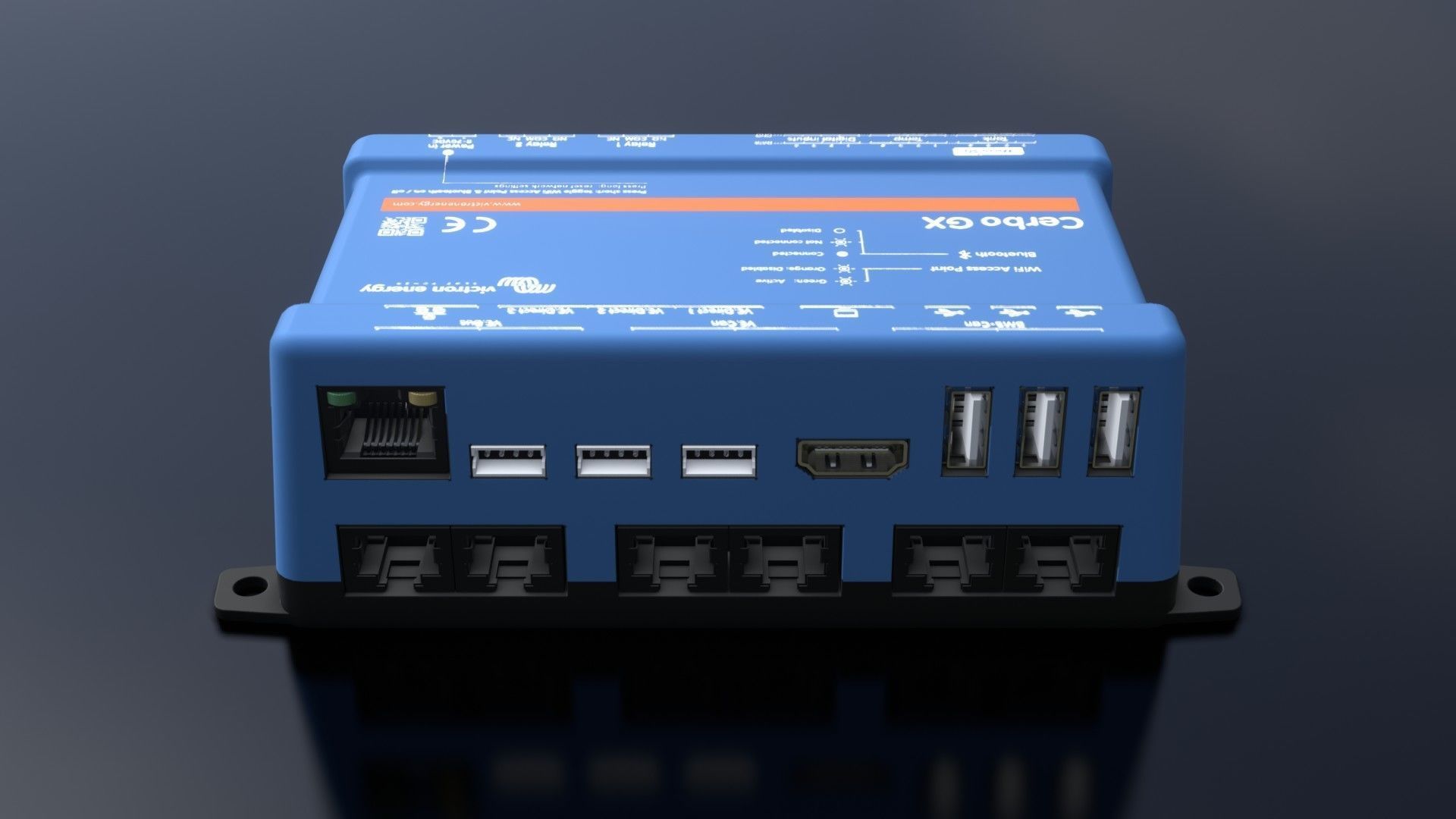 Victron Energy Cerbo GX 3D model_8
