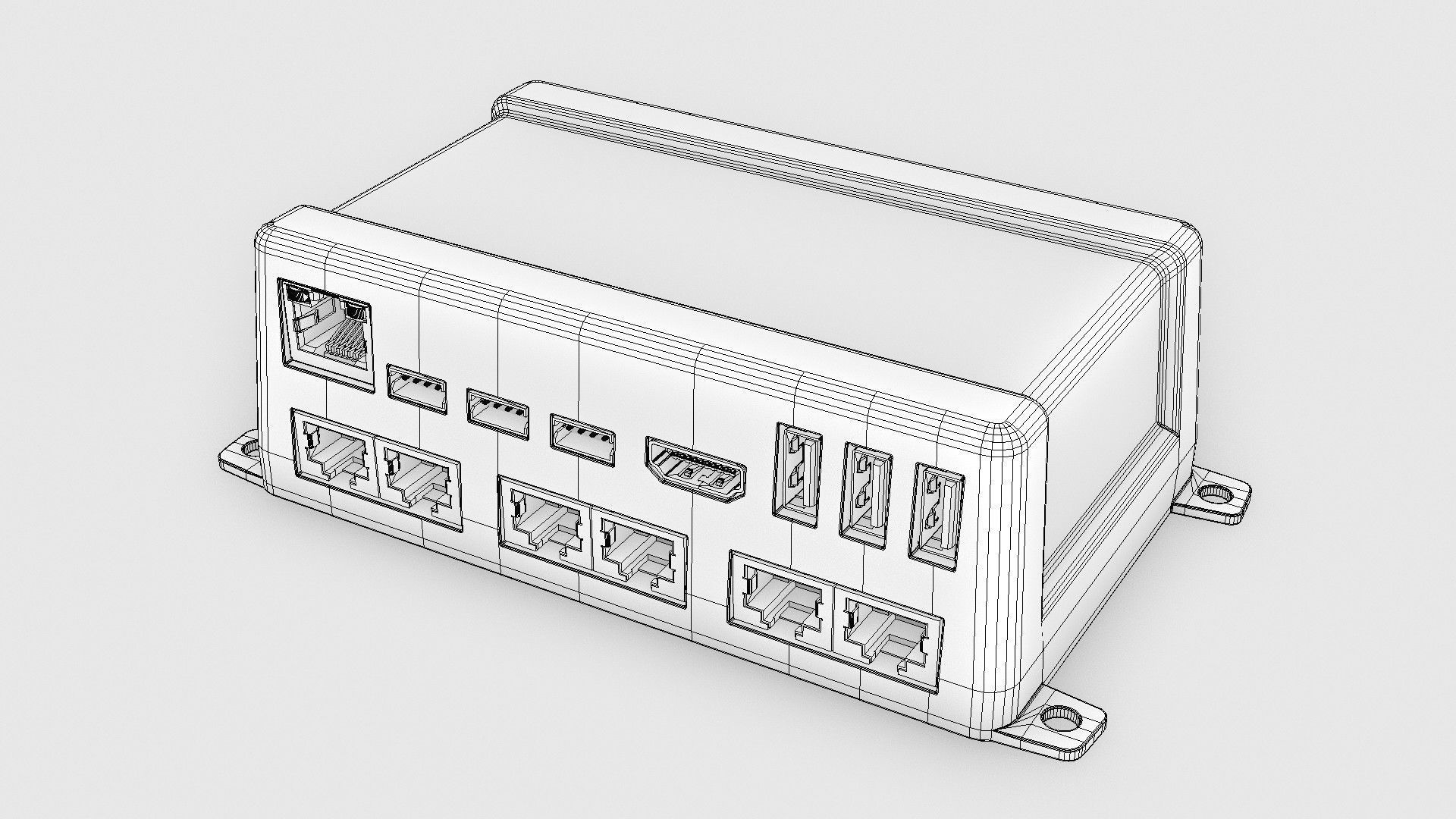 Victron Energy Cerbo GX 3D model_1