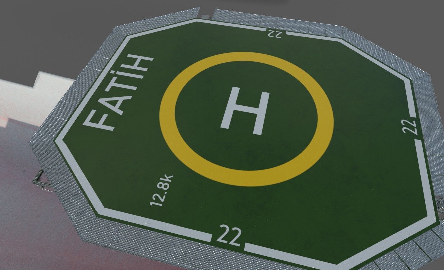 Fatih Deep Drilling Ship 3D model_3