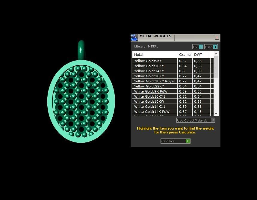 Pendant P135 3D Print Model 3D print model_3