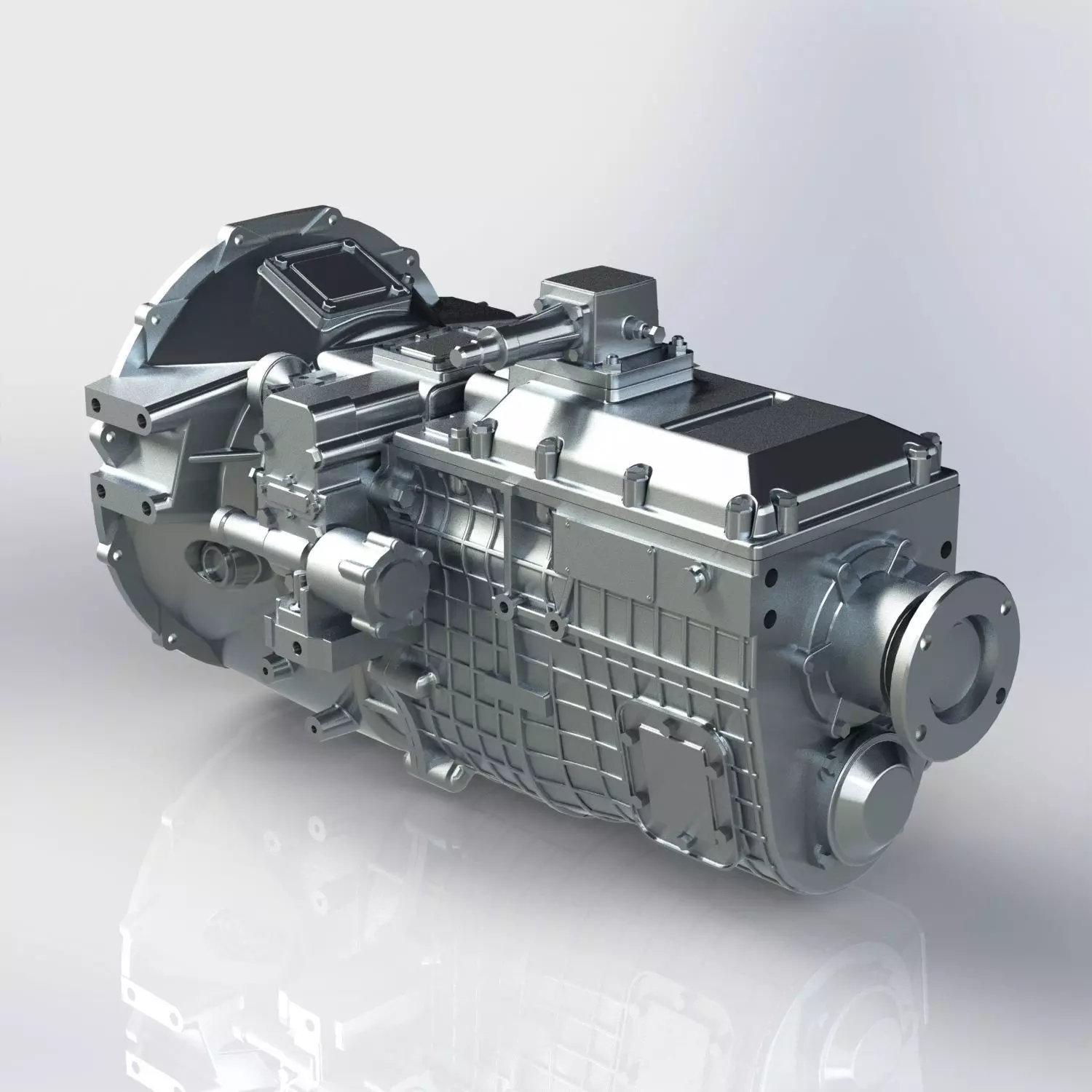KAMAZ Change gear box 152 3D model