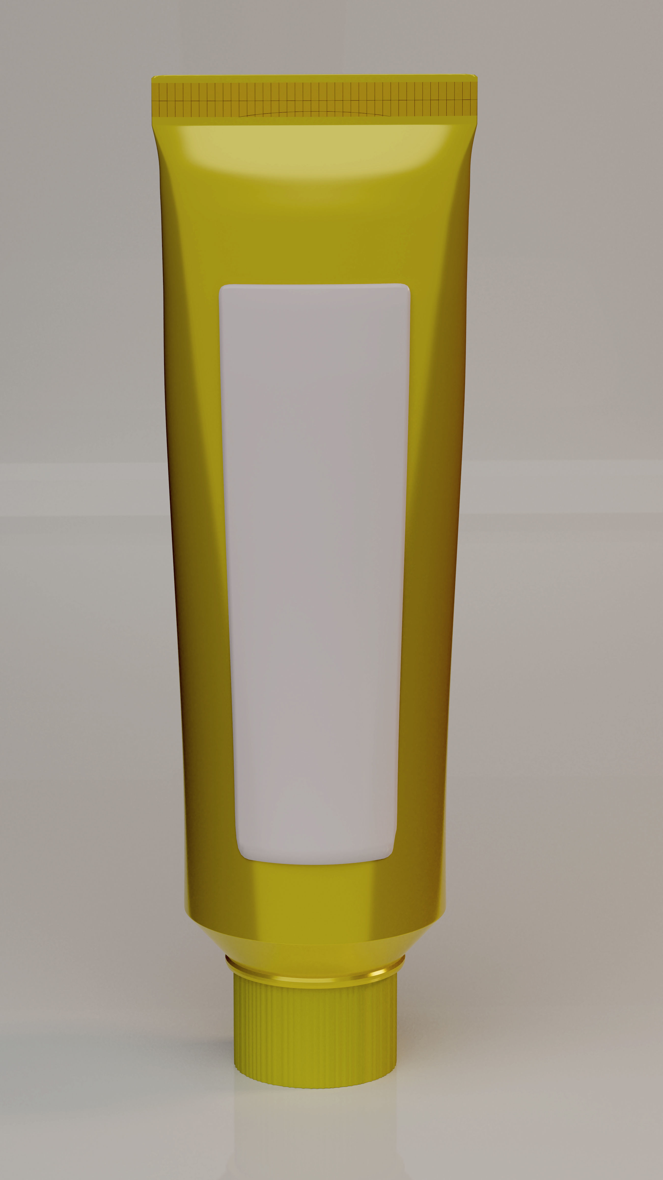 Cream Tube Free 3D model_2