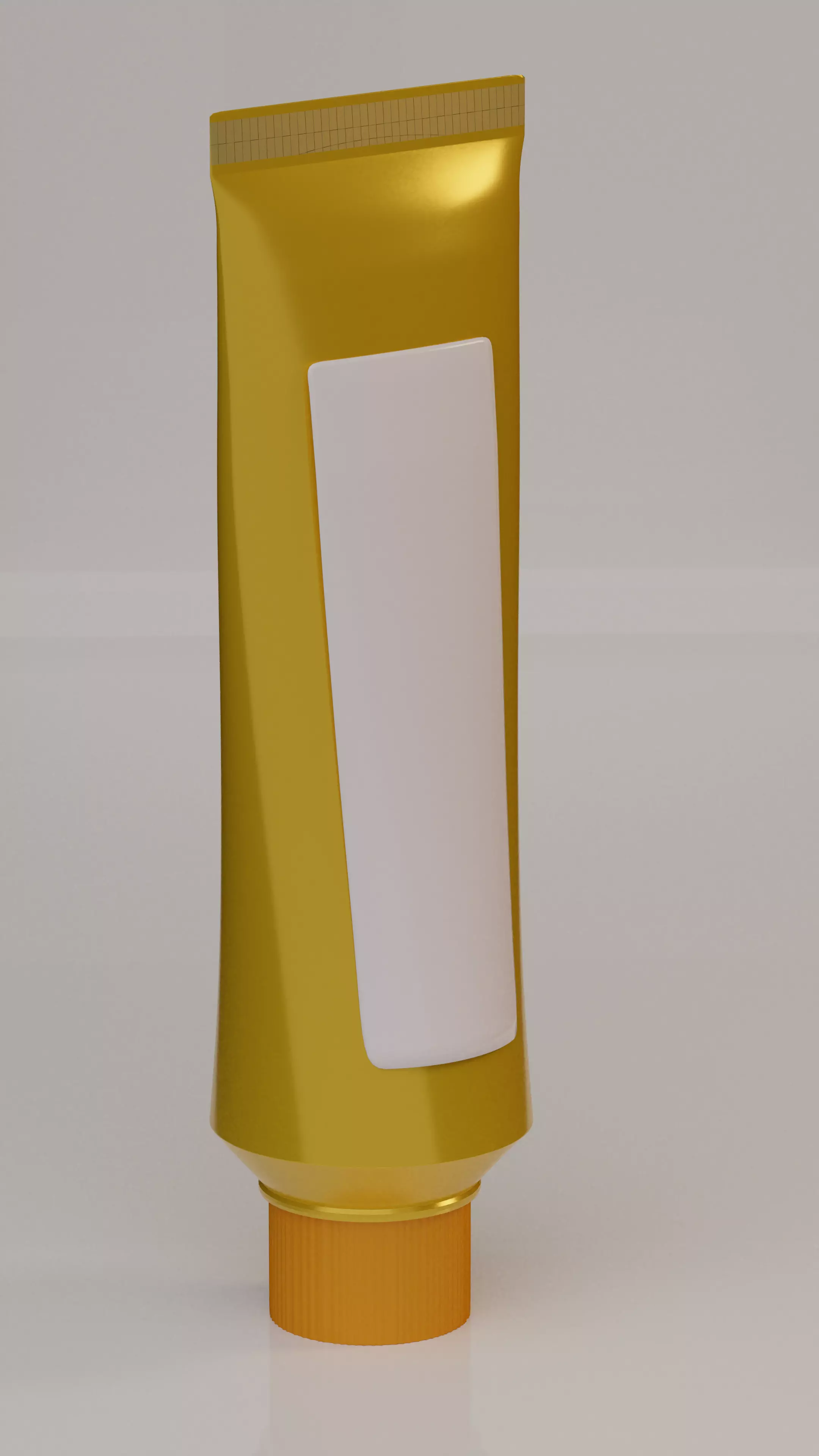 Cream Tube Free 3D model_0