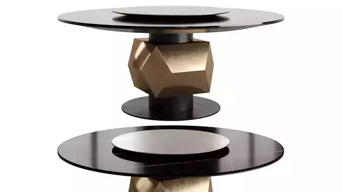 TL-2920 Round Dining Table by Tonino Lamborghini