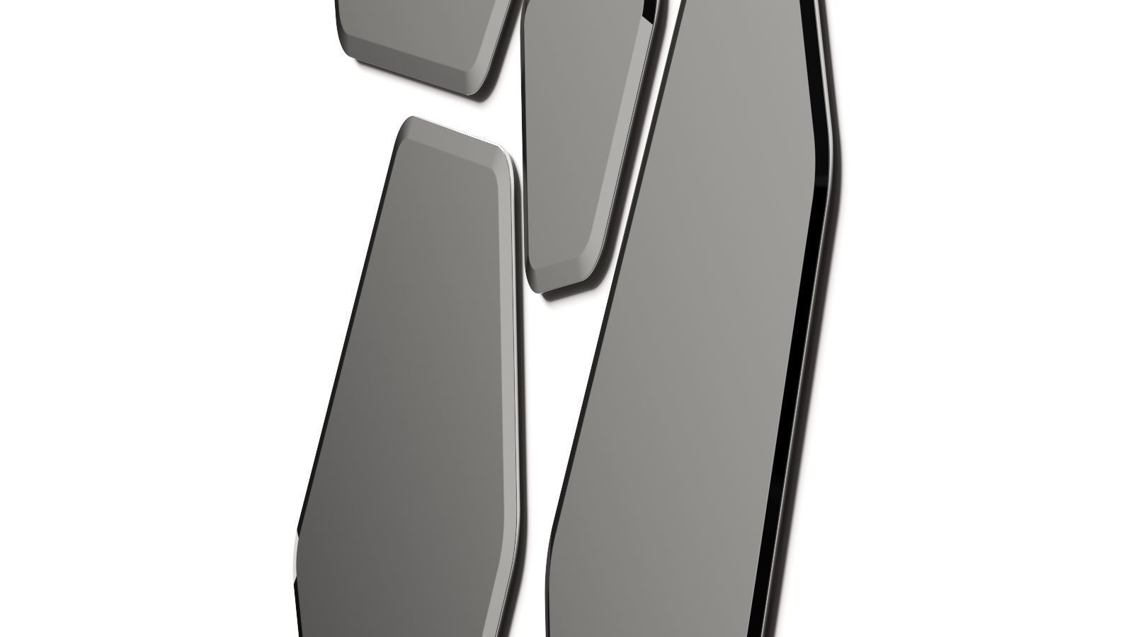 Desalto Quartz Mirror Set 3D model_1