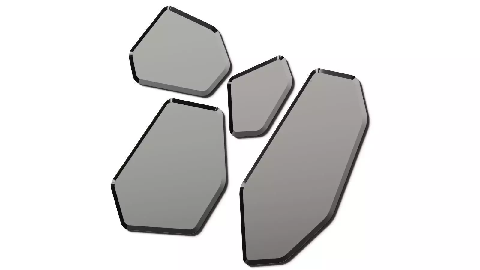 Desalto Quartz Mirror Set 3D model_0