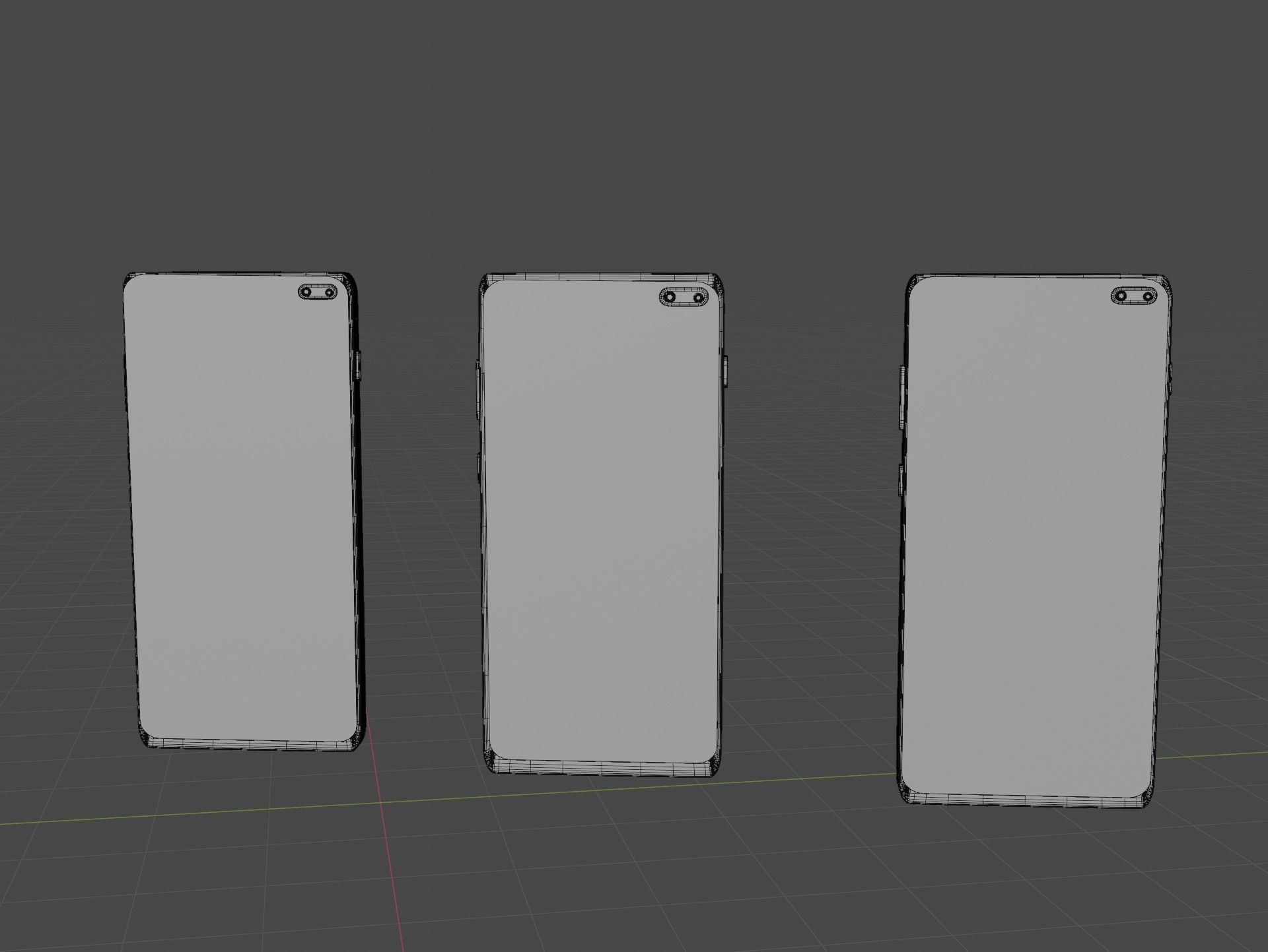 Samsung s10 plus all official colors Free 3D model_7