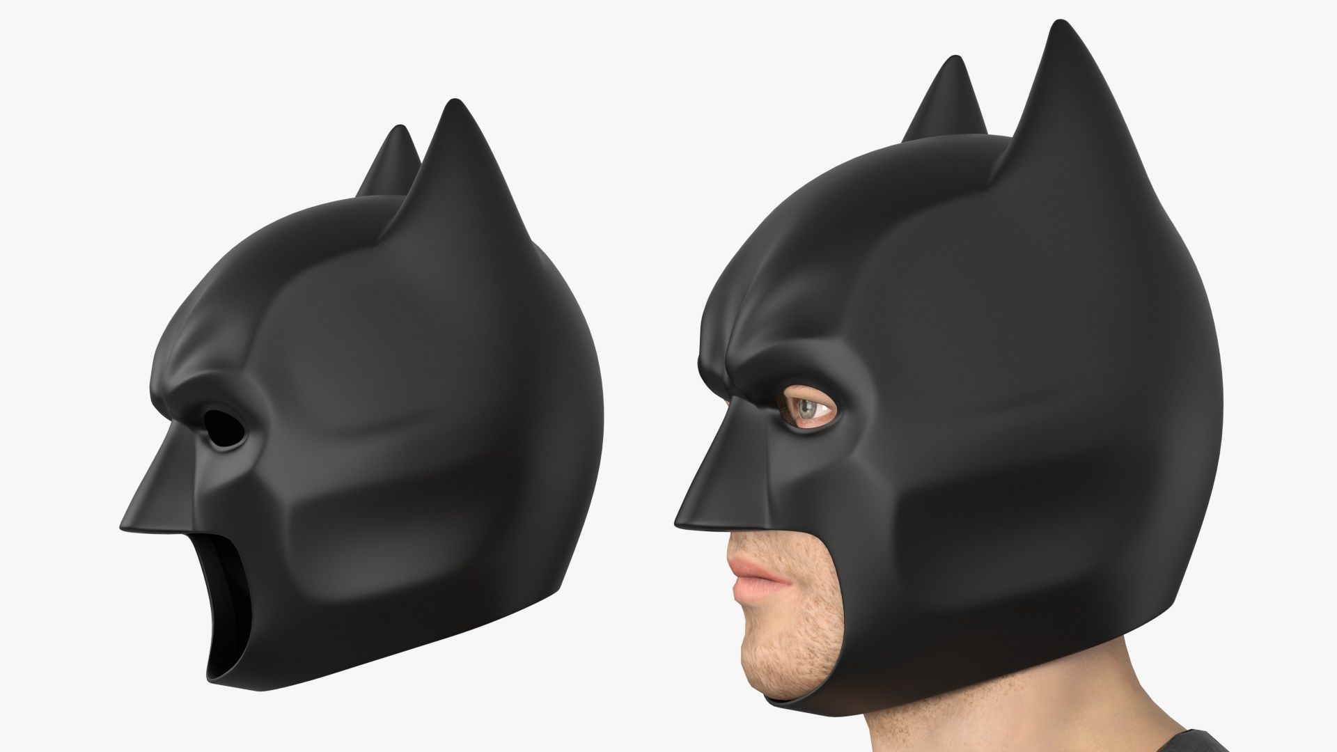 Batman Mask 3D model_4