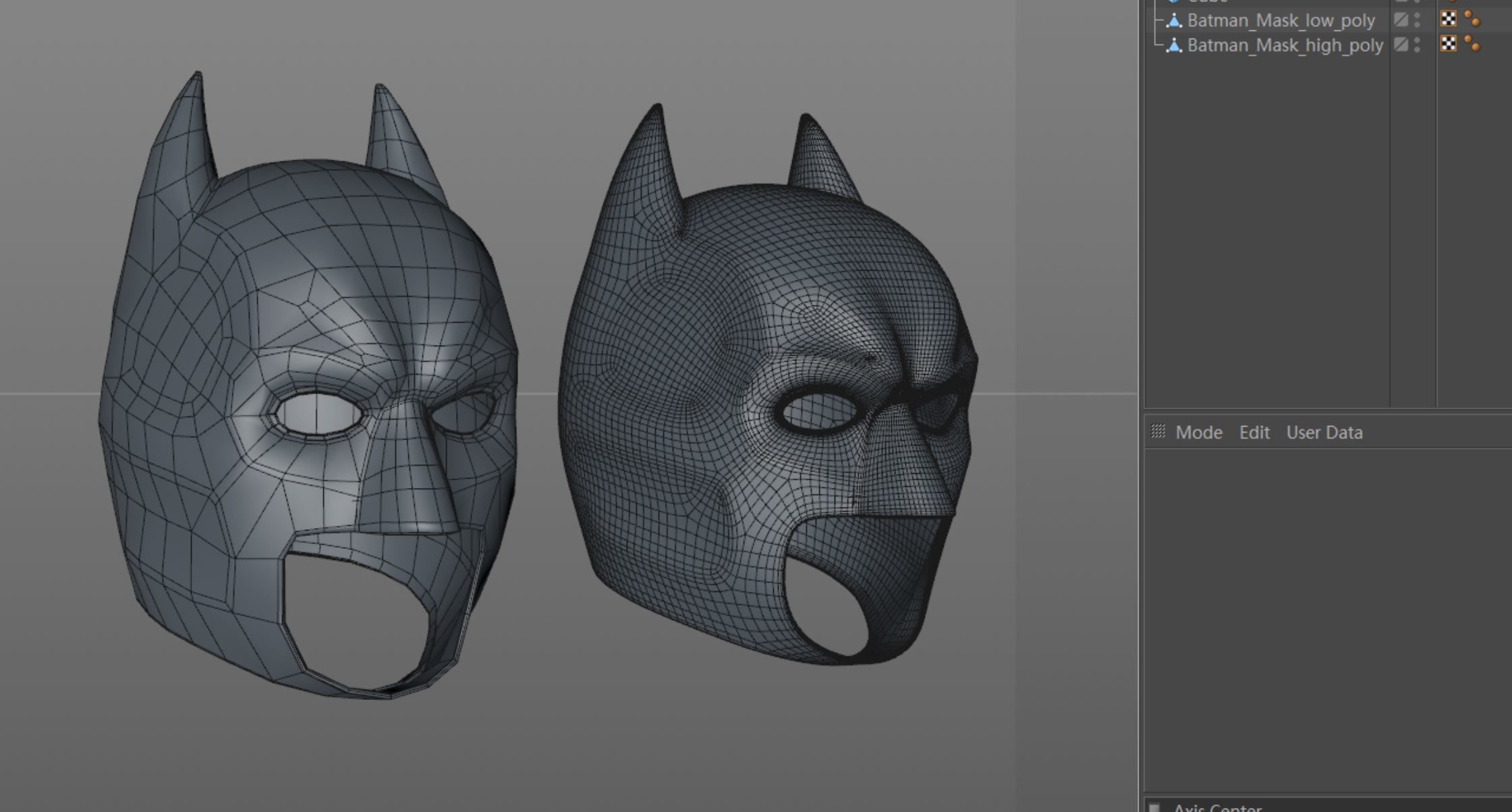 Batman Mask 3D model_11