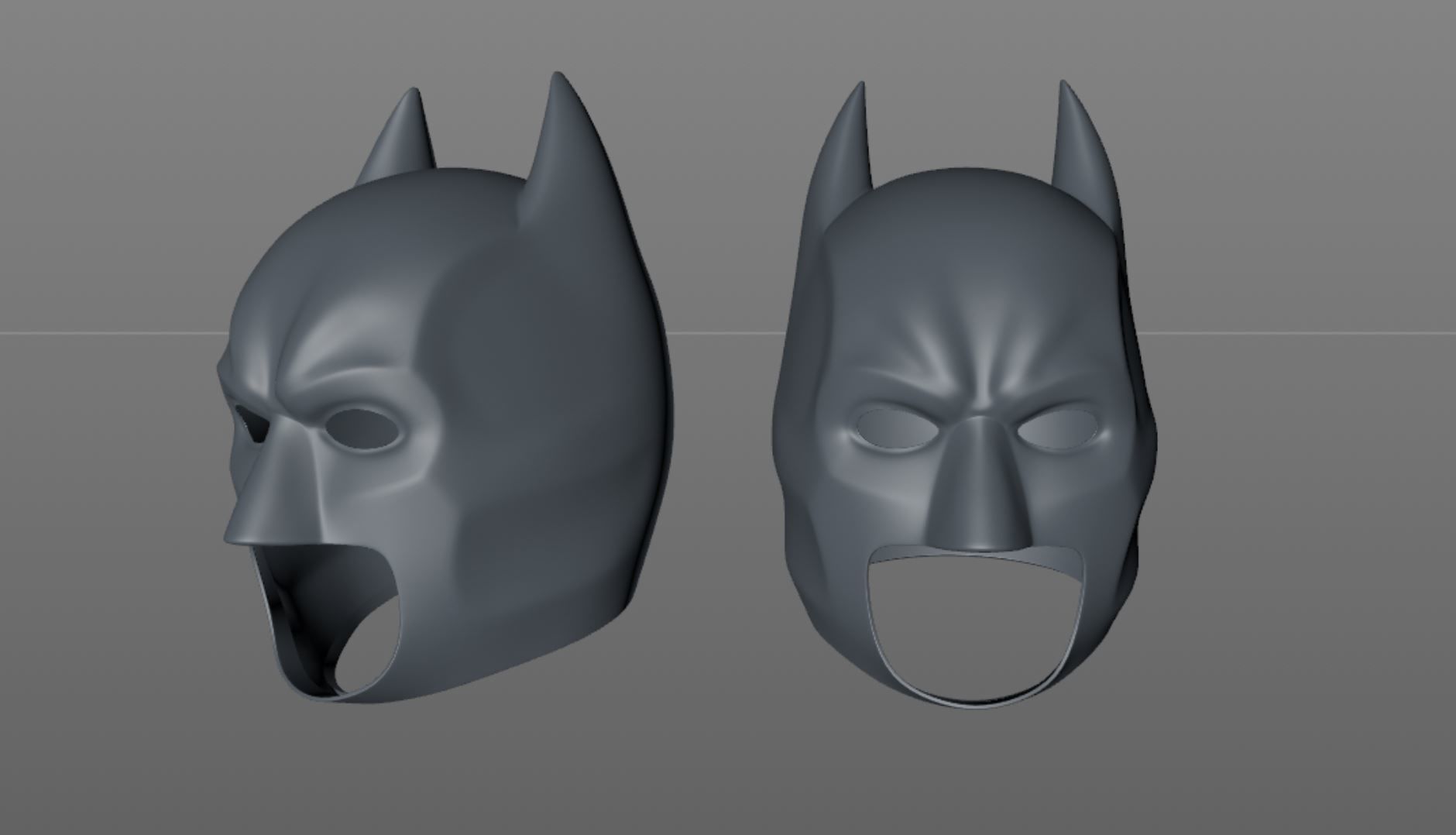 Batman Mask 3D model_12