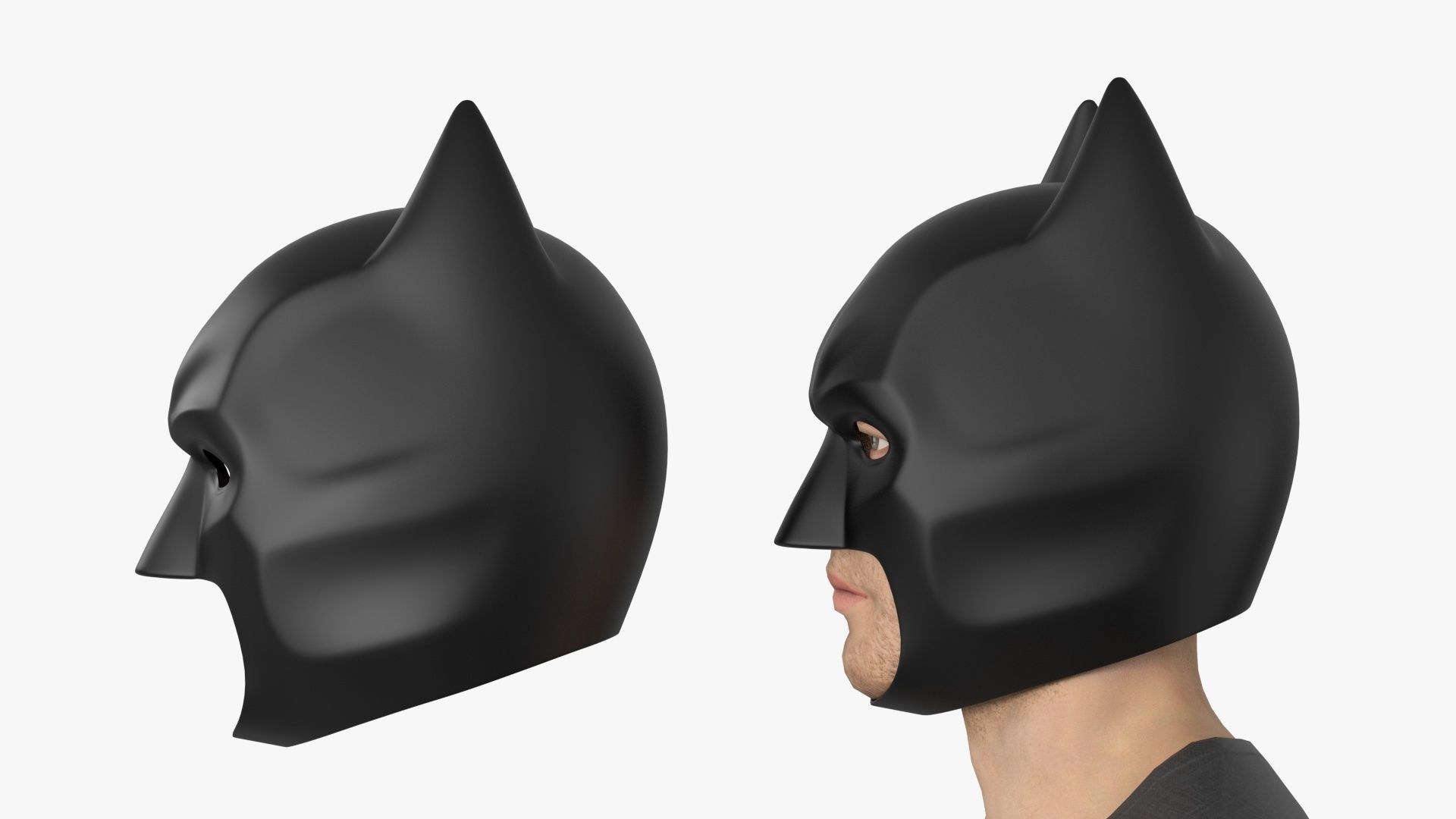Batman Mask 3D model_5