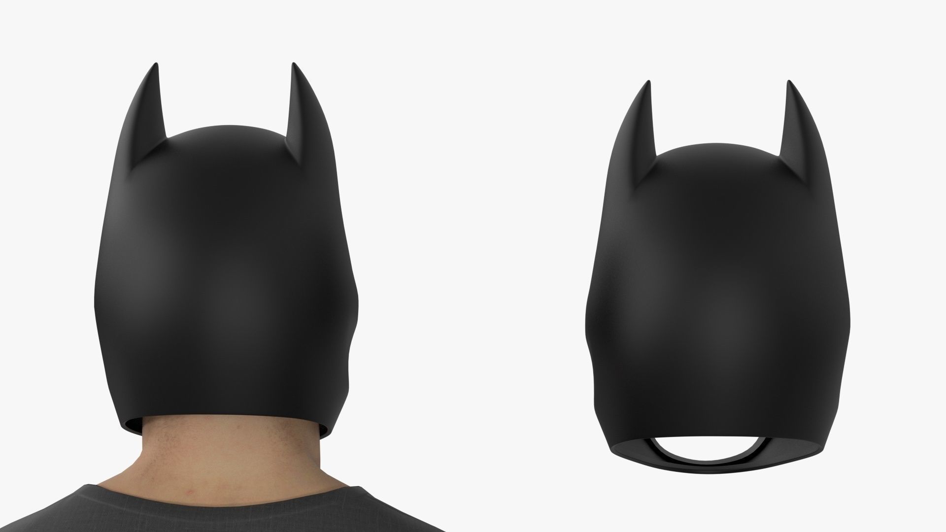 Batman Mask 3D model_7