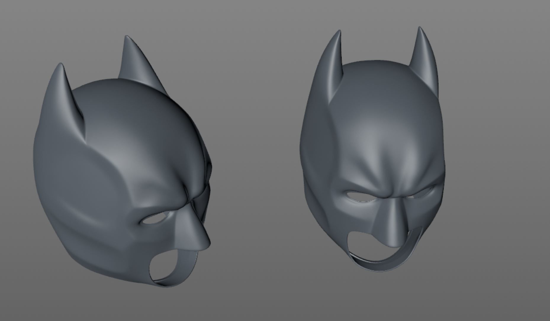 Batman Mask 3D model_13