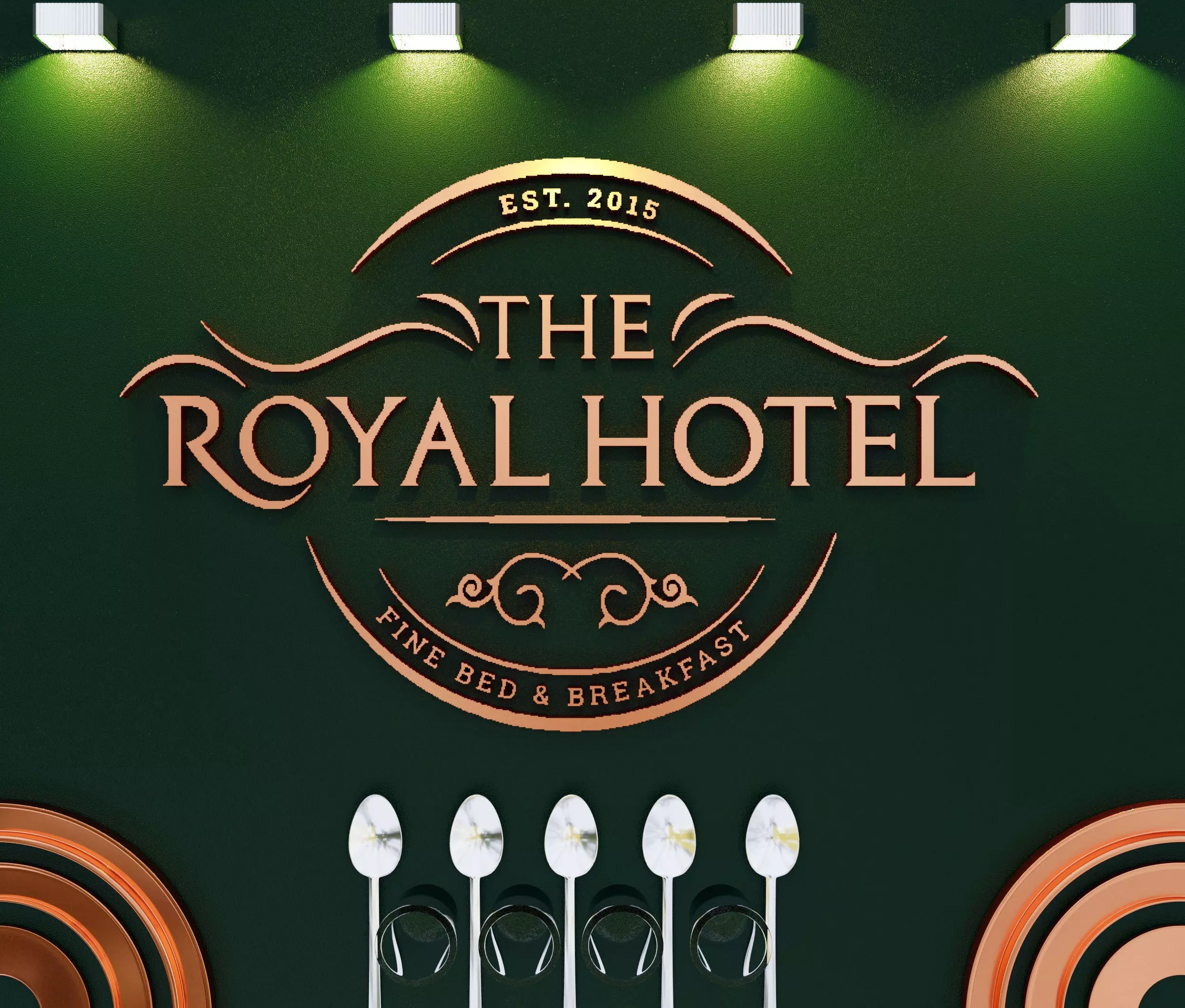 Hotel Logo Free 3D model