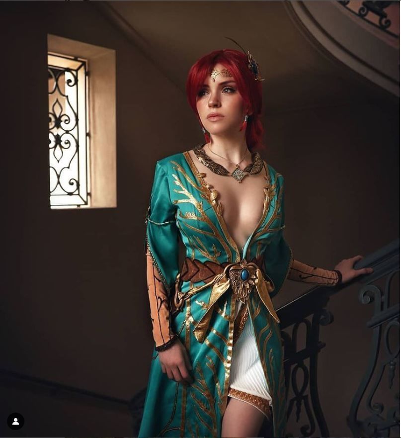 Triss Merigold belt 3D print model_5