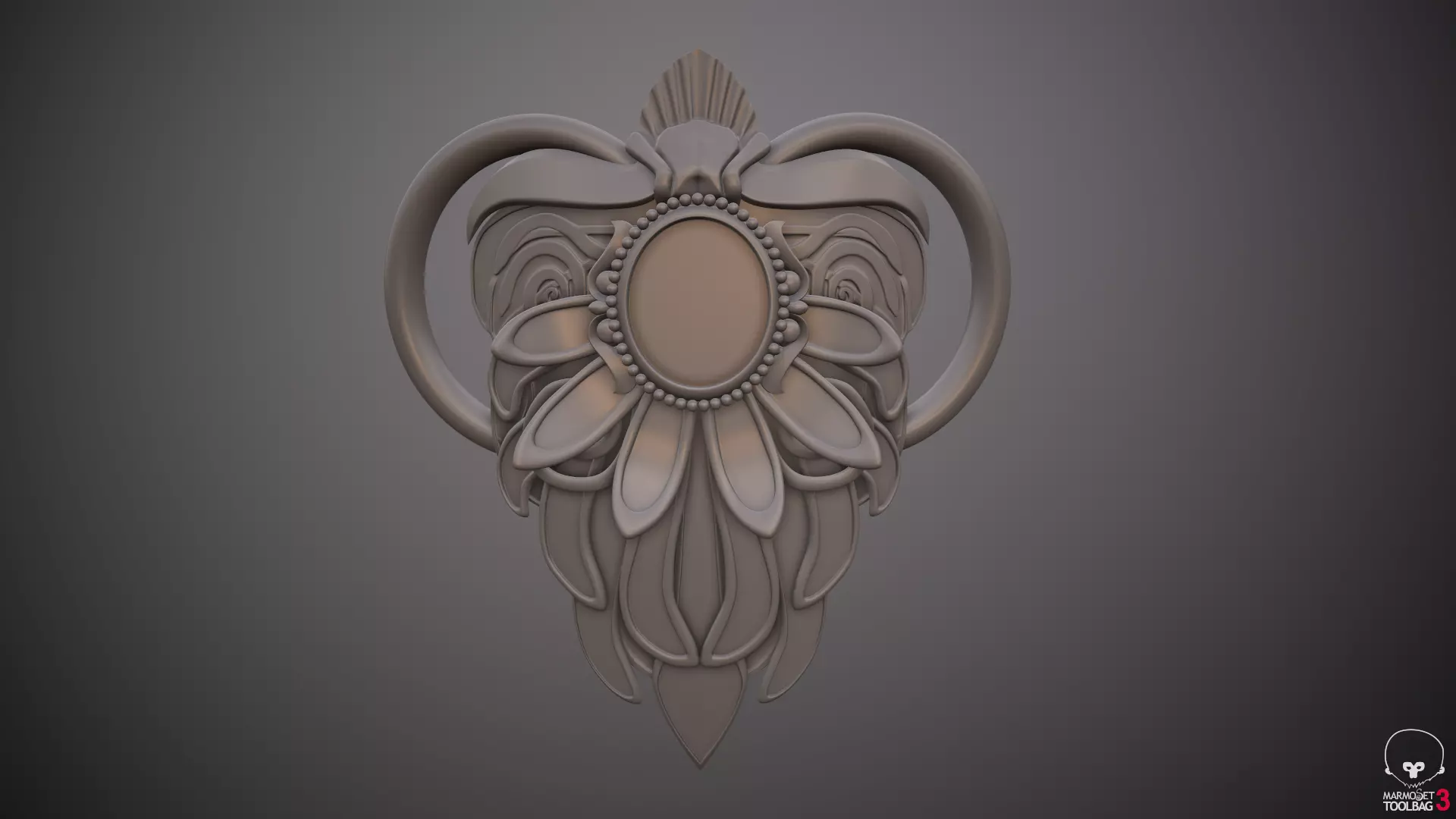 Triss Merigold belt 3D print model_0