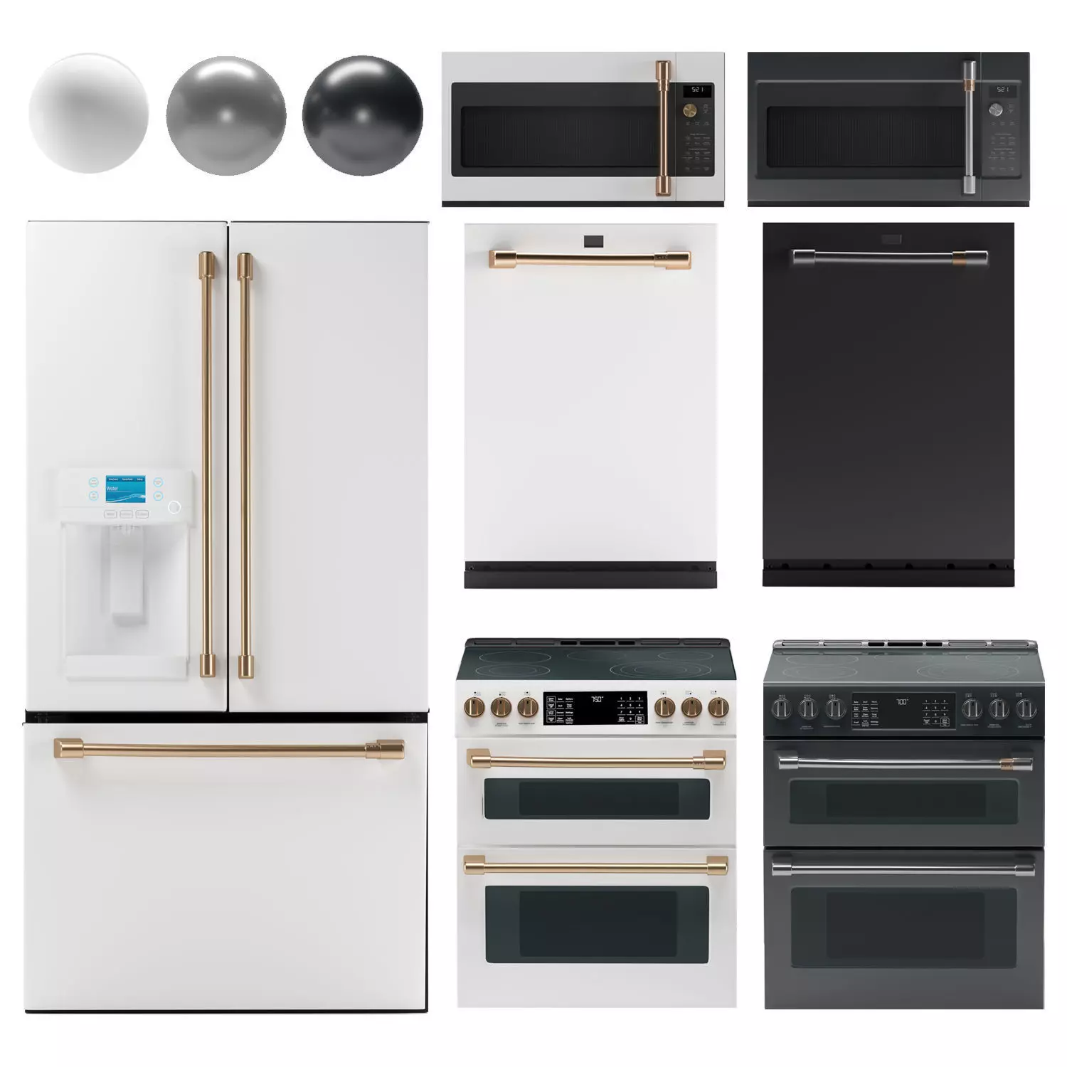 GE Cafe Appliances 3D model_0