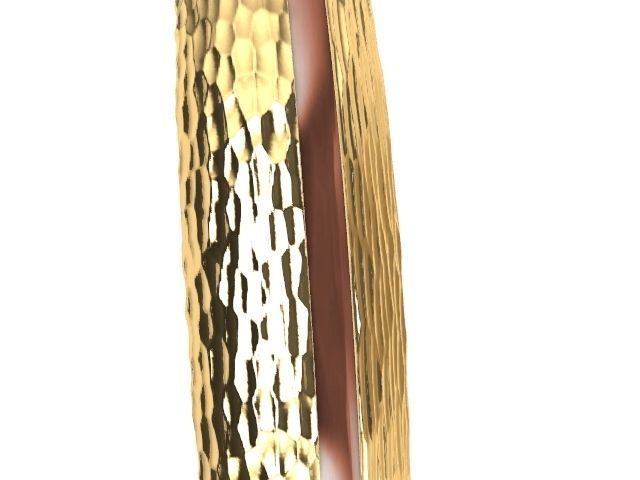 textured designer band stl verified  3D print model_7